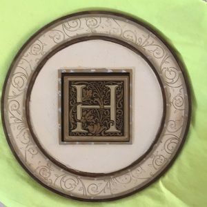 PLAQUE $20. Comes with the square H for your last NAME. Hanger&Magnet r included